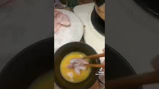 My first to time too cook Chicken Nanban.