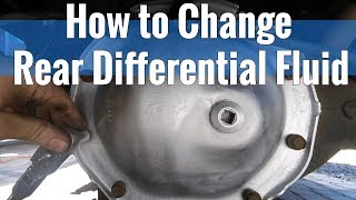 Chevy Truck Diff Fluid Change