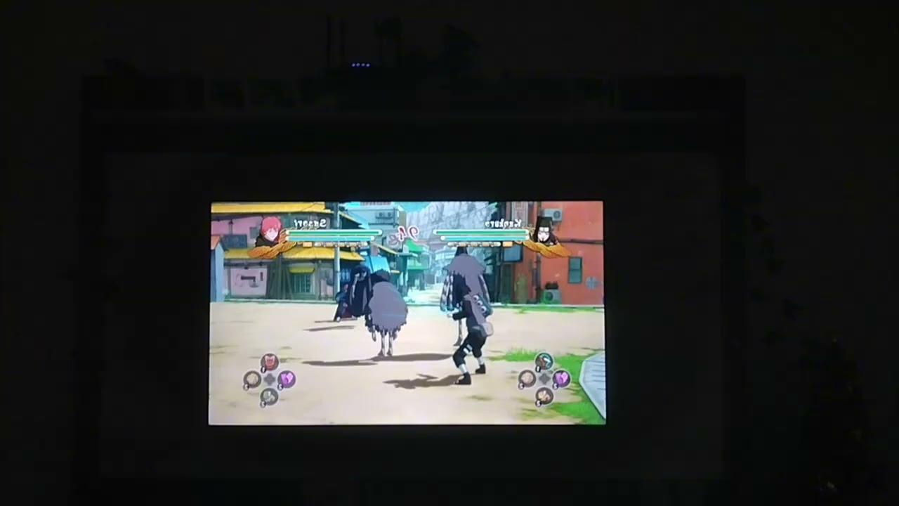Jogando Naruto storm 3  Xbox 360