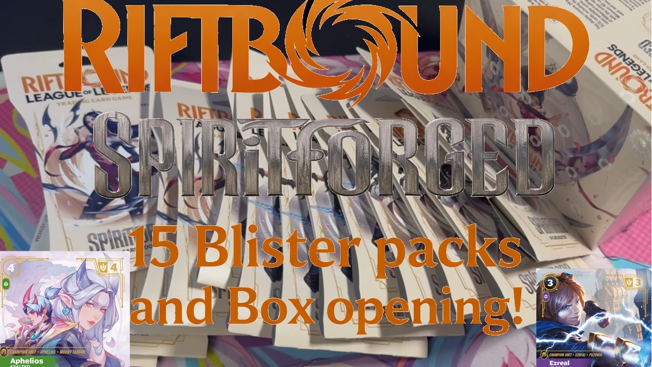 15 Blister Packs, a Box, and a Dream #riftbound #spiritforged #riftboundtcg  #leagueoflegends