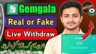 Gemgala App Real or Fake? 😱 | $10 Live Withdraw Proof | Truth Exposed screenshot 1