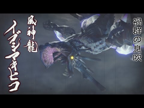 【モンスターハンターライズ_MHRise】集会所　上位緊急クエスト 　　 　イブシマキヒコ　ソロ撃退