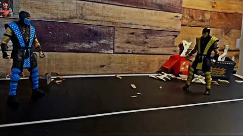 Scorpion VS Subzero:Stop-motion animation