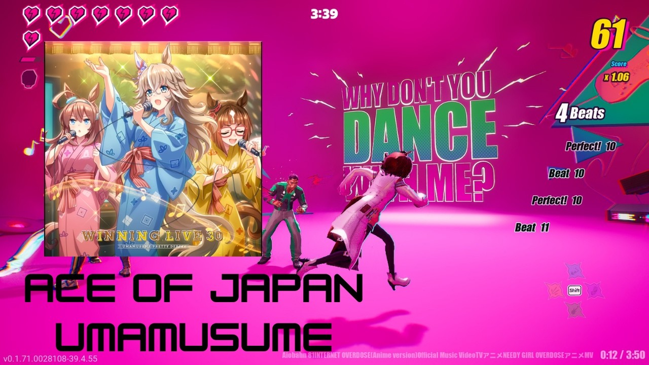 Dead as disco-エース、すなわち(ace of japan) umamusume - YouTube