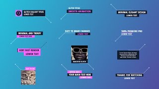Glitch Callout Titles Premiere Pro Templates