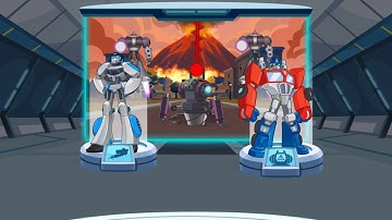 Transformers Rescue Bots  Disaster Dash Hero Run   VOLCANO Mission #1 2 By Budge