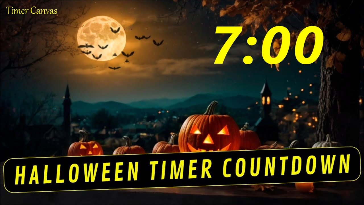 🦇 7-Minute Halloween Countdown Timer | Vampire Soirée & Gothic Waltz