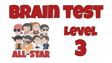 Brain Test All-Star: IQ Boost Level 3 Solution