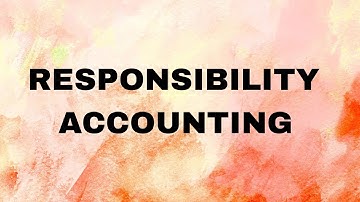 CMA INTER MANAGEMENT ACCOUNTING - RESPONSIBILITY ACCOUNTING CLASS