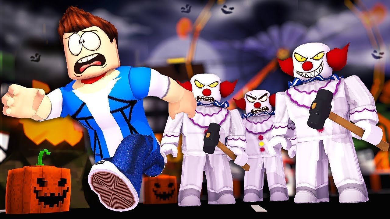 Attacked By Killer Clowns In Roblox Youtube - killer clown updated roblox