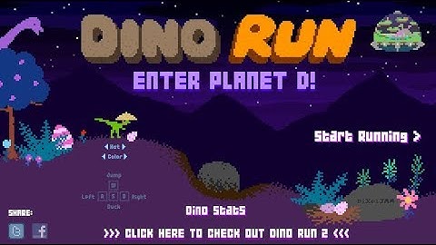 Dino Run: Enter Planet D! Gameplay