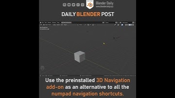 Numpad Alternative for Blender