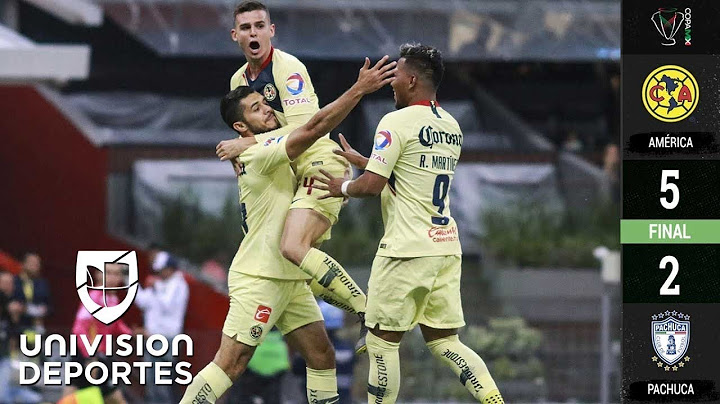 América 5-2 Pachuca - GOLES Y RESUMEN - OCTAVOS DE FINAL - Copa MX