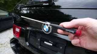 BMW X5 Rear Roundel Emblem Removal and Installation E53