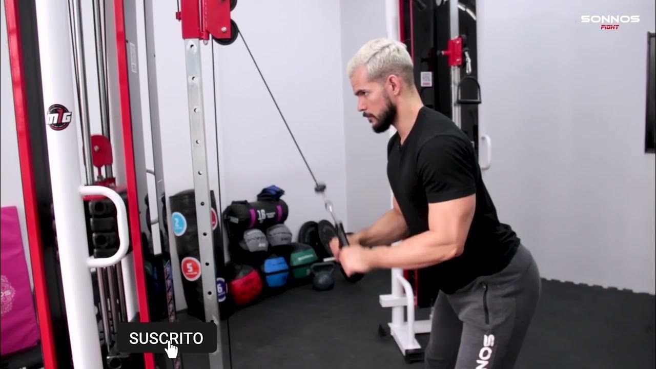 Rutina de extensión de triceps con polea alta YouTube