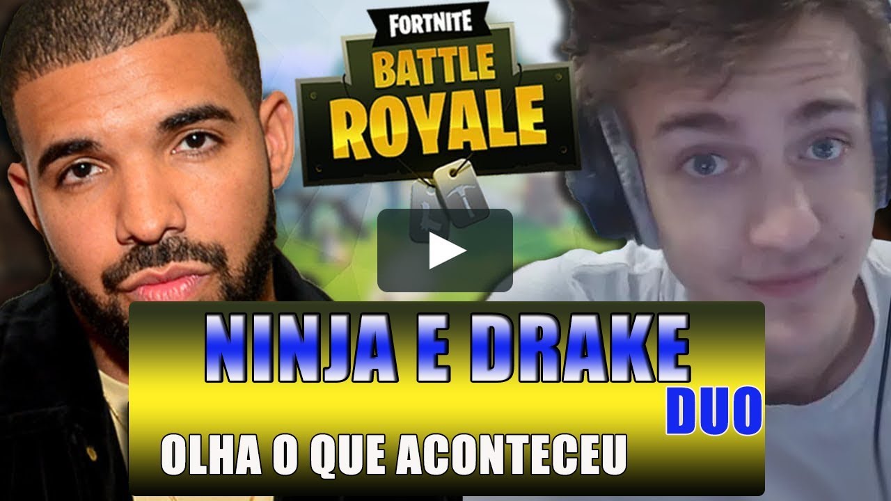 Ninja e Drake jogaram duo, recorde mundial da twitch