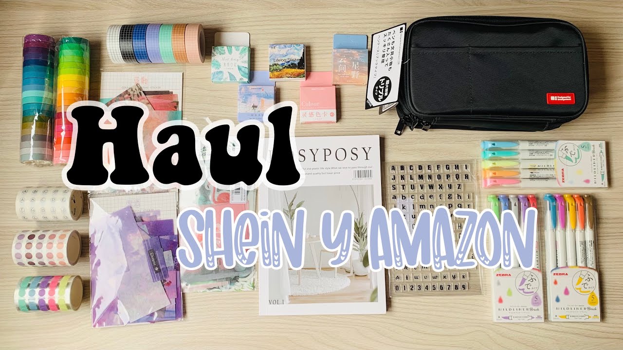 Haul de papelería Shein y Amazon | By Ale✨🤍
