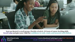 NextGenCodeExpert Youth Python Programming | #NextGenCodeExpert | #YouthCoding  | Scahumburg IL