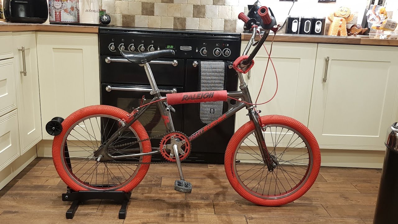 1983 MK1 Raleigh NIght Burner BMX survivor.  