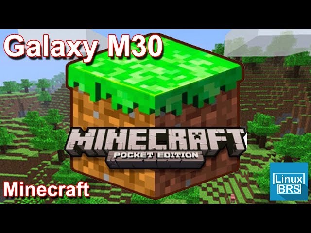 🔘 Gameplay Android - Minecraft Pocket Edition - Samsung Galaxy M30 