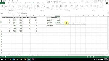 Easy Excel for Poultry Farmers - VLOOKUPS
