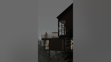 D5 RENDER 2.5.2 | Villa in the forest | model Sketchup #animation #artist #d5render #exteriordesign