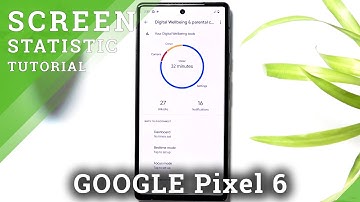 How to Check Total Screen Time on GOOGLE Pixel 6 – Manage Display Settings