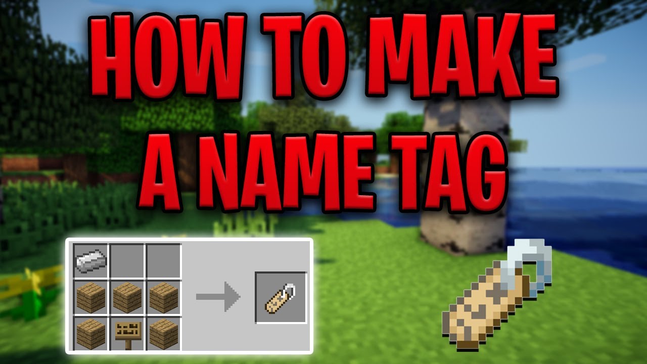 How To Make A Name In Minecraft All Platforms Youtube