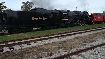 Nickel Plate Road #765 Reversing In The Mad River and NKP Yard!