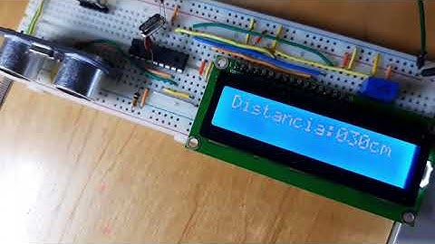 Medindo distâncias com sensor ultrassônico e PIC.
