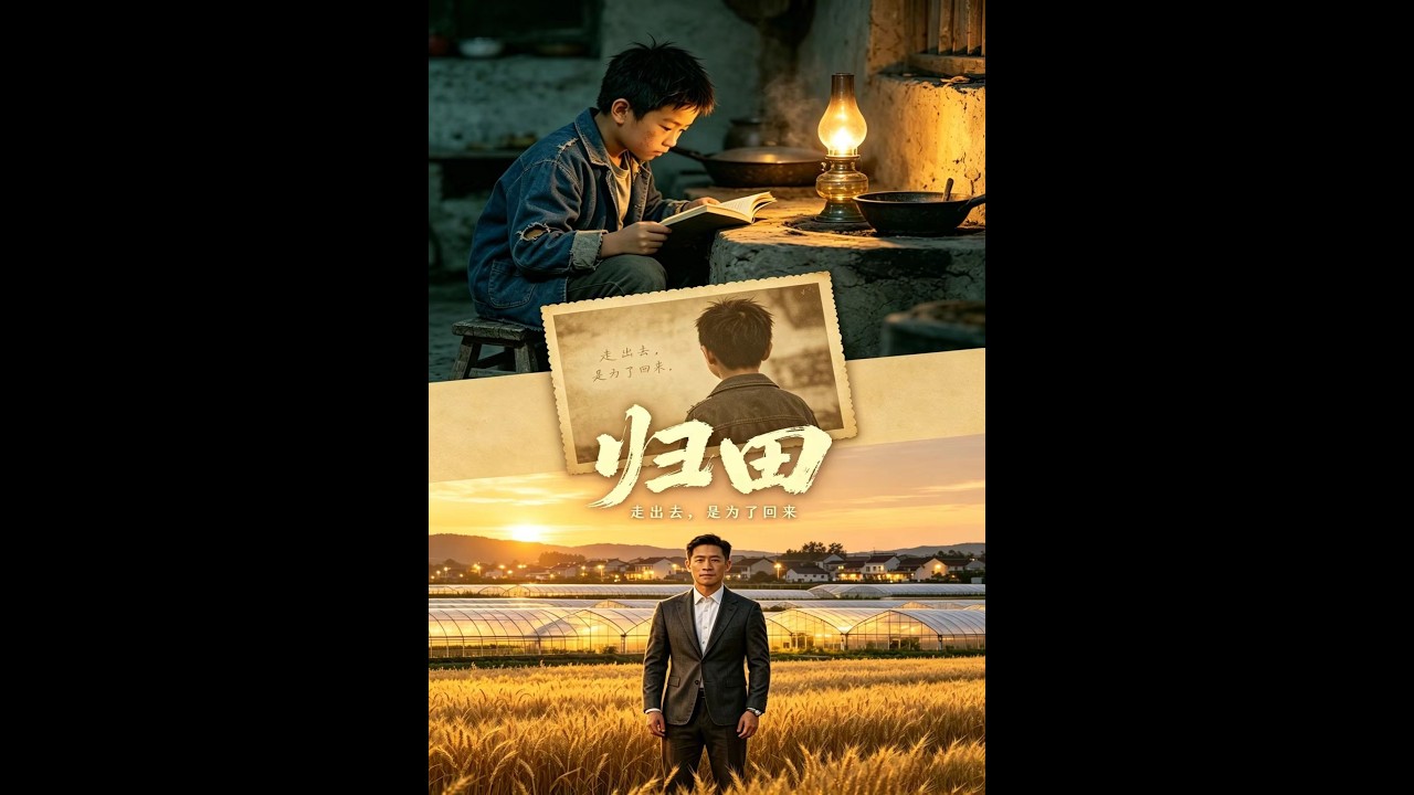 【一口气看完】《归田》#短剧 #AI短剧 #逆袭 #drama #爽剧 #鲨鱼先生