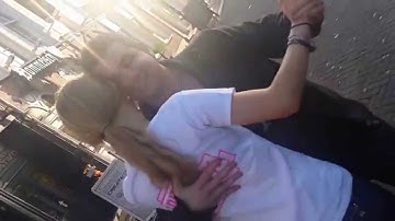 David Kay & Julie dancing on the street