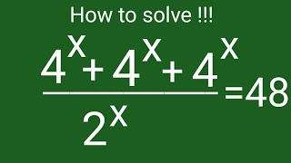 Exponential equations || Simplification || Find the value of X