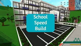 School Speed Build | Welcome to Bloxburg