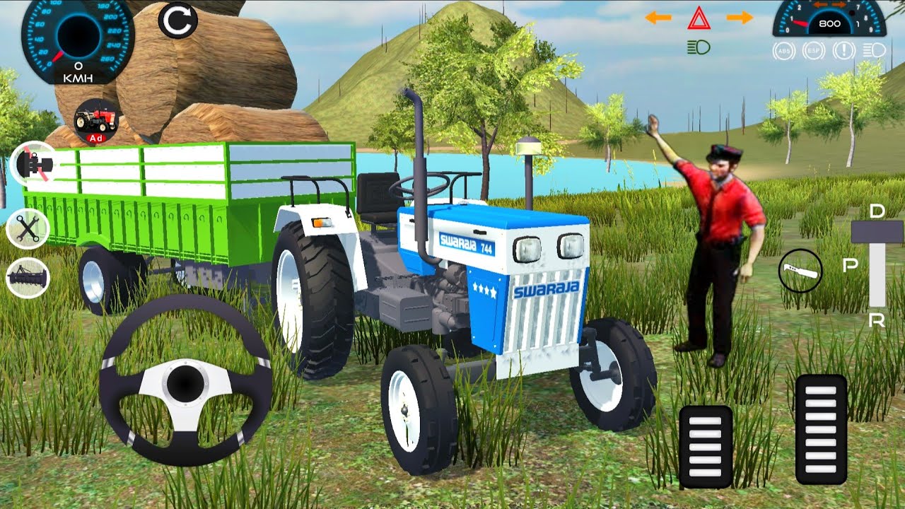 New Tractor Driving Simulator Games 2025 | Modern Farming Tractor Offroad Driving | Android GamePlay