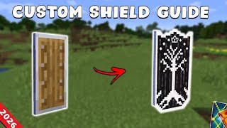 How to make custom shield in Minecraft tutorial