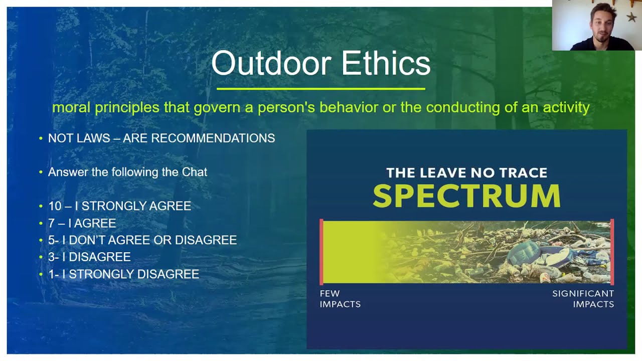 Leave No Trace Outdoor Ethics inar YouTube