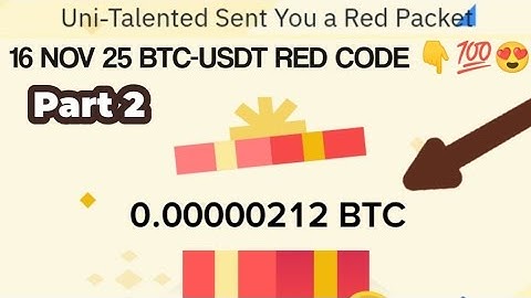 Binance Red Packet code in Binance Today Claim USDT BTC TON Red packet code 16 November 2025