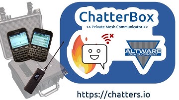 ChatterBox Off-Grid Secure Mesh Communicators Plus GPS - Available Now!