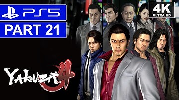 YAKUZA 4 REMASTERED | Part 21 | PS5 Story Walkthrough | [4K, HDR, 60FPS]