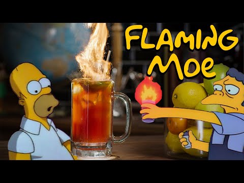 Broke My Toe Making a Flaming Moe | How to Drink