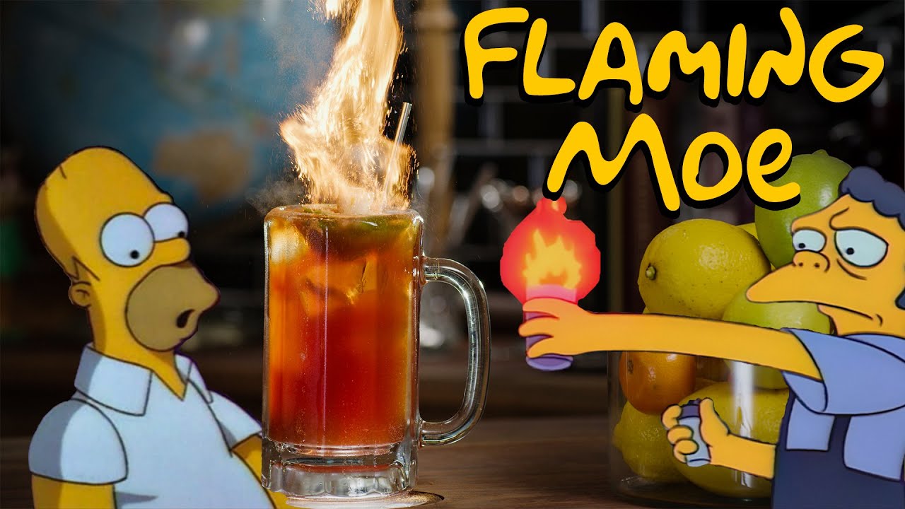 Broke My Toe Making a Flaming Moe | How to Drink