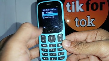 How to deactivate call divert if unreachable in Lava A1 mobile