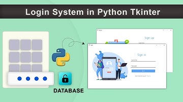 How to create Login System in python tkinter | GUI Python Project #part3