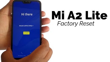 XIAOMI Mi A2 Lite Factory Reset (Erase all data)