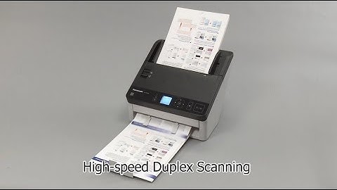Panasonic Document Scanner KV-S1058Y/S1028Y: "High-Speed Full-Color Scanning"