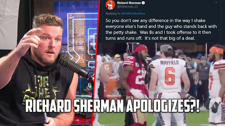 Richard Sherman APOLOGIZES To Baker Mayfield For D...