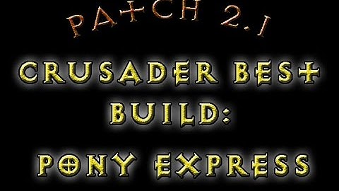 Diablo 3 - Crusader Best Phalanx Pony Express Build (RoS Patch 2.1.2)