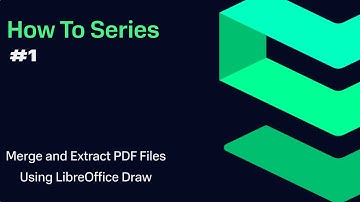 How-To: Using LibreOffice Draw to Extract Pages From and Merge Together PDF Files