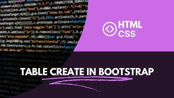 How to create a responsive Bootstrap table using HTML and CSS